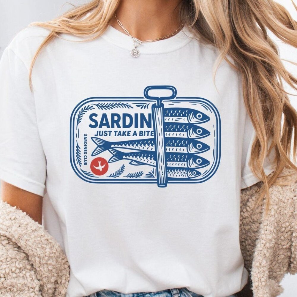 Sardines Shirt, Tinned Fish Shirt, Portugal Tshirt